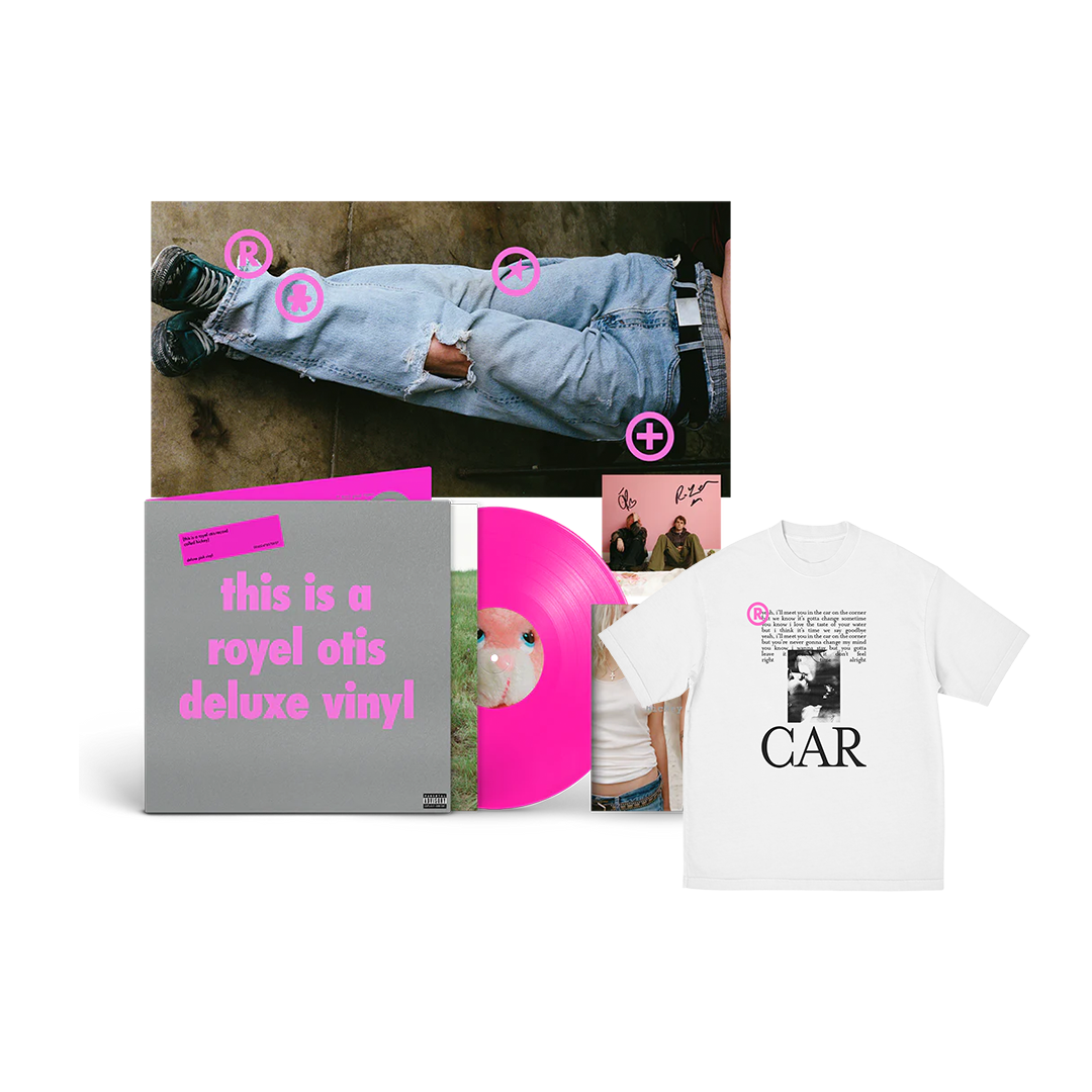 hickey deluxe packaged vinyl + signed art card + Car T-Shirt