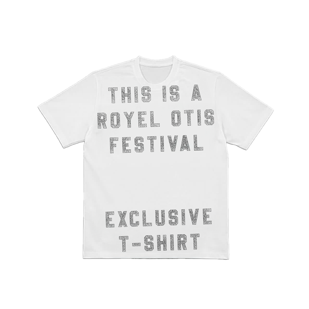 Royel Otis - ROYEL OTIS 2025 FESTIVAL WHITE T-SHIRT