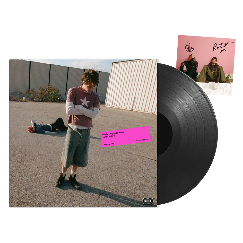 hickey standard charcoal vinyl + signed artcard