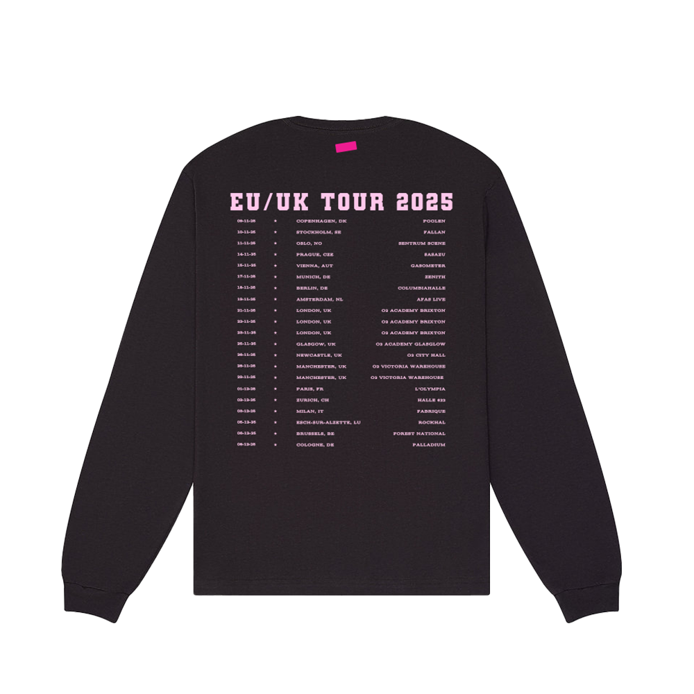 Royel Otis - ROYEL OTIS 2025 DATEBACK BLACK LONGSLEEVE