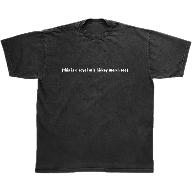 Royel Otis - (this is a royel otis hickey merch tee) black t-shirt